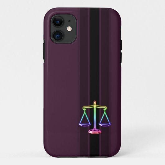 Colorful Scales of Justice | Wet Case-Mate iPhone Case (Achterkant)