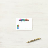 Colorful School Counselor Post-it Notes (Op bureau)