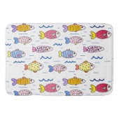 Colorful School of Fish Badmat (Voorkant)