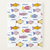 Colorful School of Fish Planner (Achterkant)