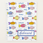 Colorful School of Fish Planner (Voorkant)
