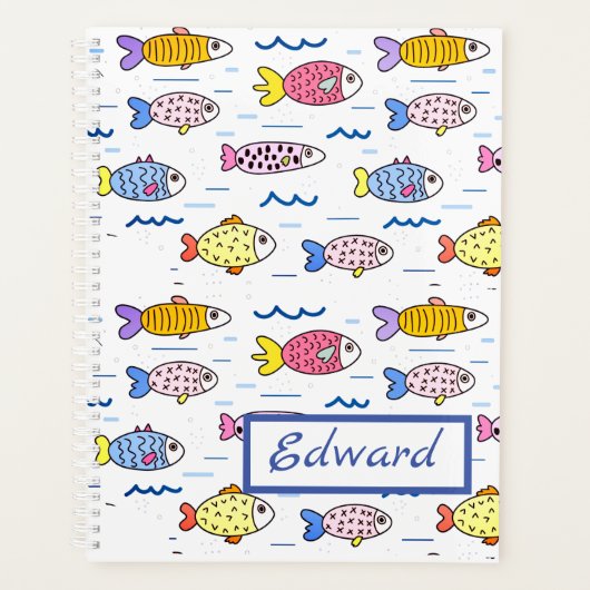 Colorful School of Fish Planner (Voorkant)