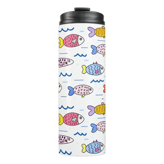 Colorful School of Fish Thermosbeker (Voorkant)