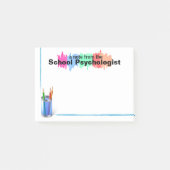 Colorful School Psycholoog Sticky Notes (Voorkant)