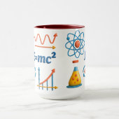 Colorful Science and Physics Ceramic Mug Mok (Midden)