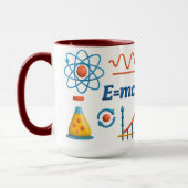Colorful Science and Physics Ceramic Mug Mok (Links)