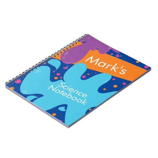 Colorful Science Lab Chemistry Slim Notitieboek (Linkerzijde)
