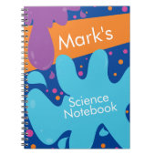 Colorful Science Lab Chemistry Slim Notitieboek (Voorkant)