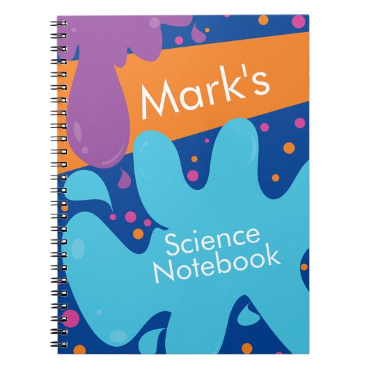Colorful Science Lab Chemistry Slim Notitieboek (Voorkant)