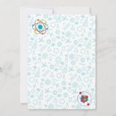 Colorful Science - Uitnodiging van de partij (Achterkant)