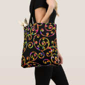 Colorful Scrolly Pattern Tote Bag (Dichtbij)