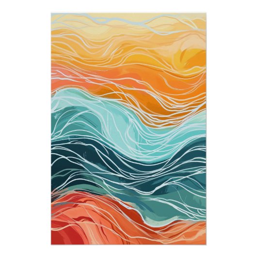 Colorful Sea Perfect Poster (Voorkant)