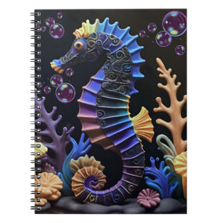  Colorful Seahorse Notitieboek