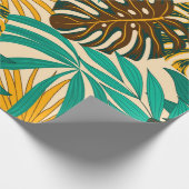 Colorful seamless pattern with tropical plants and cadeaupapier (Hoek)