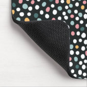 Colorful Seamless polka punts Pastel Pattern Muismat (Hoek)