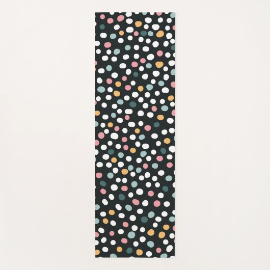 Colorful Seamless polka punts Pastel Pattern Yogamat (Voorkant)