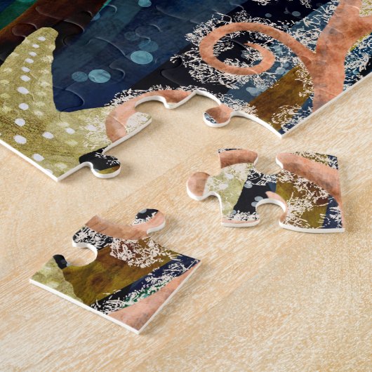 Colorful Seapaarden Legpuzzel (Zijkant)