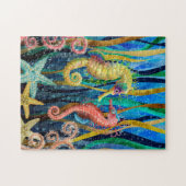 Colorful Seapaarden Legpuzzel (Horizontaal)