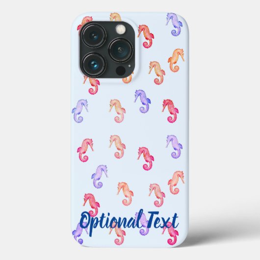 Colorful Seapaarden Patroon Case-Mate iPhone Case (Achterkant)