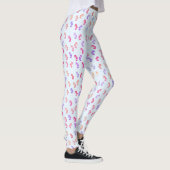 Colorful Seapaarden Patroon Leggings (Rechts)
