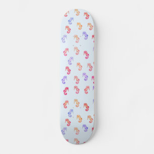 Colorful Seapaarden Patroon Persoonlijk Skateboard