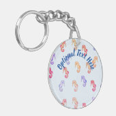 Colorful Seapaarden Patroon Sleutelhanger (Voorkant Links)