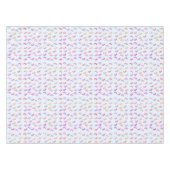 Colorful Seapaarden Patroon Tafelkleed (Voorkant (Horizontaal))