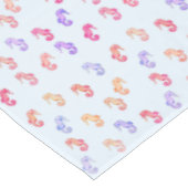 Colorful Seapaarden Patroon Tafelkleed (Gekanteld)