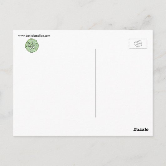 Colorful Seashell Briefkaart (Achterkant)