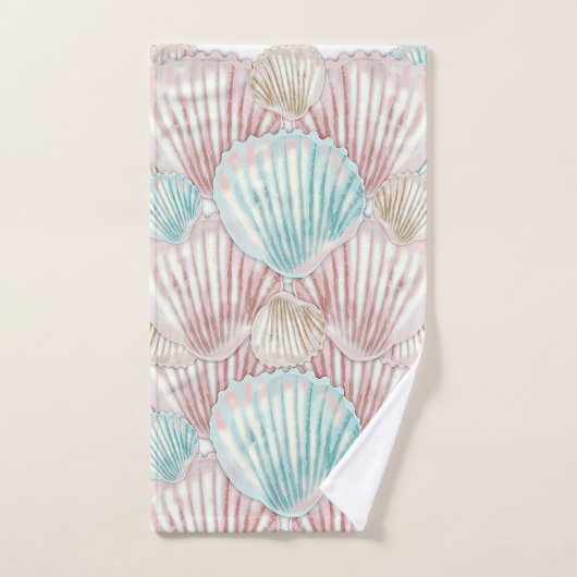 Colorful Seashell-cluster Bad Handdoek (Handdoek)