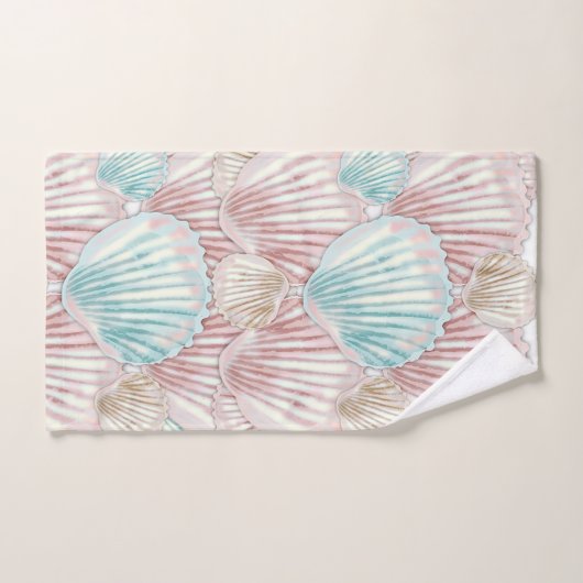 Colorful Seashell-cluster Bad Handdoek (Handdoek)