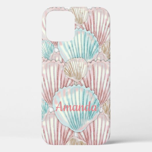 Colorful Seashell-cluster Case-Mate iPhone Case (Achterkant)