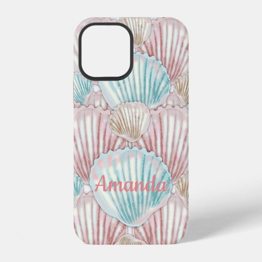 Colorful Seashell-cluster iPhone Hoesje (Achterkant)