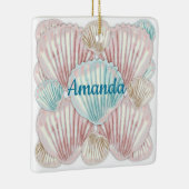 Colorful Seashell-cluster Keramisch Ornament (Rechts)
