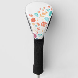 Colorful Seashells Golfheadcover