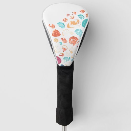 Colorful Seashells Golfheadcover (Voorkant)