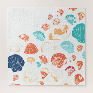 Colorful Seashells Legpuzzel