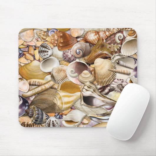 Colorful Seashells Muismat (Met muis)