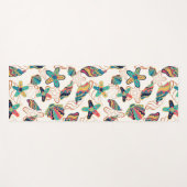 Colorful Seashells naadloos patroon Yogamat (Voorkant (horizontaal))
