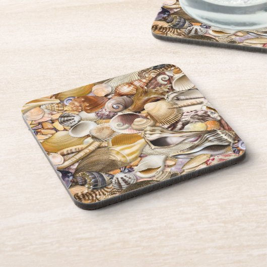 Colorful Seashells Onderzetters (Linkerzijde)