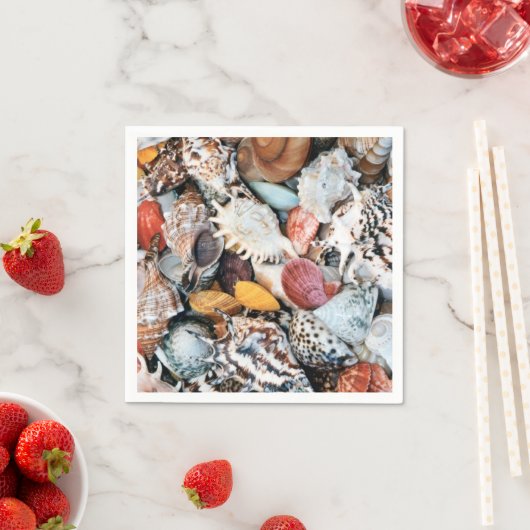 Colorful Seashells Servet (Insitu)