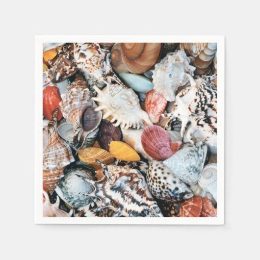 Colorful Seashells Servet (Voorkant)