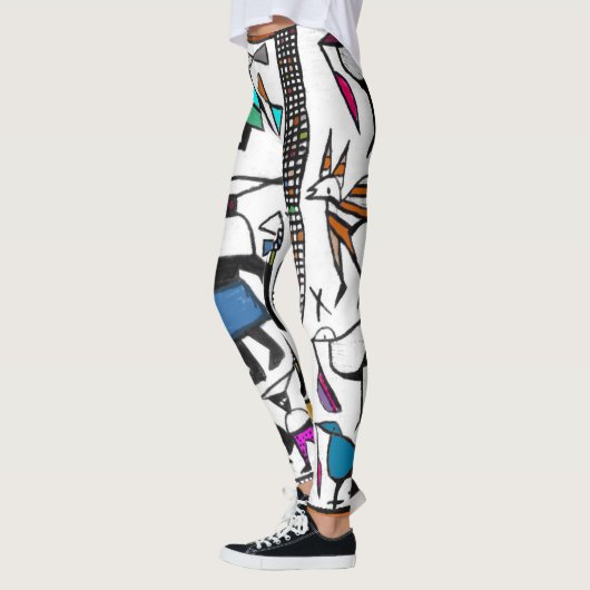 Colorful Senufo Print Leggings (Links)