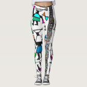 Colorful Senufo Print Leggings (Voorkant)