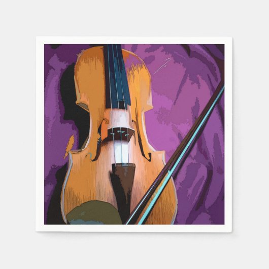 Colorful  set inapkins - Viola Servetten (Voorkant)