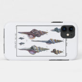 Colorful Seven Seashells Case-Mate iPhone Case (Achterkant (horizontaal))