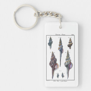 Colorful Seven Seashells Sleutelhanger