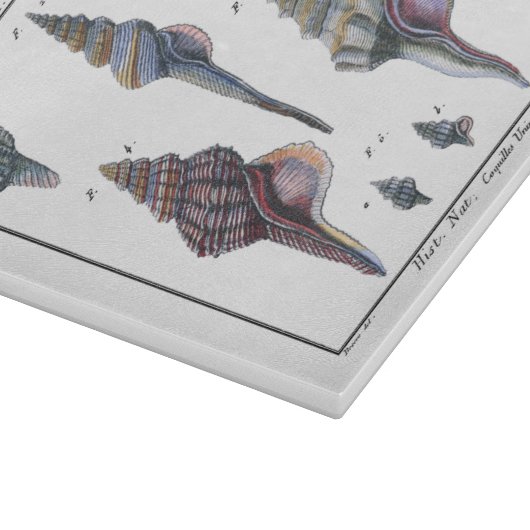 Colorful Seven Seashells Snijplank (Hoek)