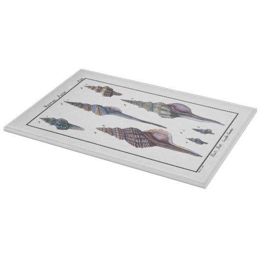 Colorful Seven Seashells Snijplank (Hoek)