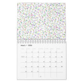 Colorful Sewing Pins White Dressmaker Seamstress Kalender (Mar 2026)